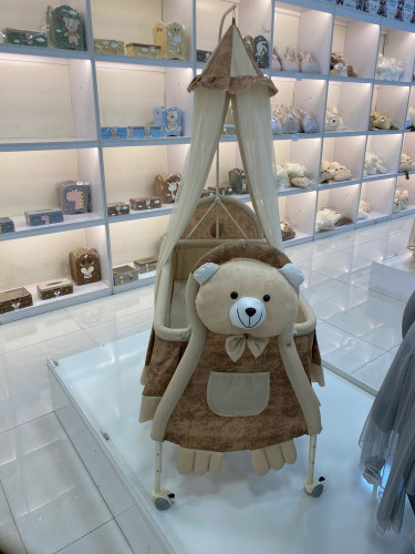 گهواره عروسکی درسا قهوه ای